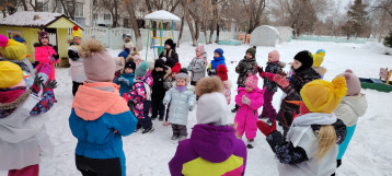 Прогулка с пользой – День Снеговика Прогулка с пользой – День Снеговика.